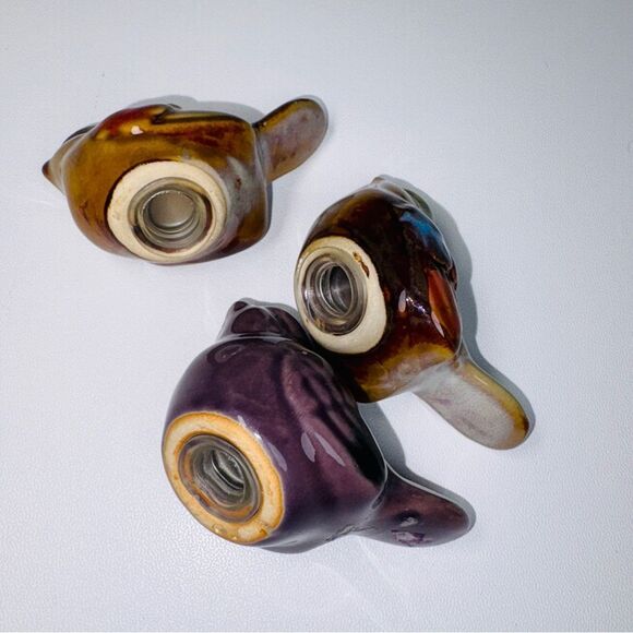 Colorful Ceramic Bird Salt & Pepper Figurines - Picture 3 of 5